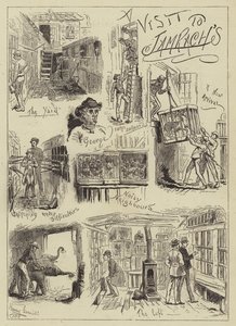 参观Jamrach&39;s 作者 哈里·弗尼斯（Harry Furniss）